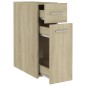 vidaXL Armadietto da Farmacia Rovere Sonoma 20x45,5x60 cm Truciolato