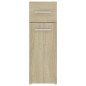 vidaXL Armadietto da Farmacia Rovere Sonoma 20x45,5x60 cm Truciolato