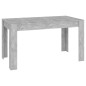 vidaXL Tavolo da Pranzo Grigio Cemento 140x74,5x76 cm in Truciolato vidaXL Tavolo da Pranzo Grigio Cemento 140x74,5x76 cm in Truciolato
