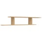 vidaXL Mensola TV a Parete Rovere Sonoma 125x18x23 cm in Truciolato