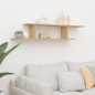 vidaXL Mensola TV a Parete Rovere Sonoma 125x18x23 cm in Truciolato