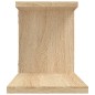 vidaXL Mensola TV a Parete Rovere Sonoma 125x18x23 cm in Truciolato