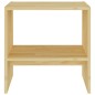 vidaXL Comodino 40x30,5x40 cm in Legno Massello di Pino vidaXL Comodino 40x30,5x40 cm in Legno Massello di Pino