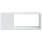 vidaXL Mobile TV Bianco Lucido 80x24x32 cm in Truciolato