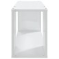 vidaXL Mobile TV Bianco Lucido 80x24x32 cm in Truciolato
