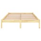 vidaXL Giroletto in Legno Massello 150x200 cm King Size vidaXL Giroletto in Legno Massello 150x200 cm King Size