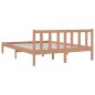 vidaXL Giroletto Legno Massello Miele 135x190 cm 4FT6 Double vidaXL Giroletto Legno Massello Miele 135x190 cm 4FT6 Double