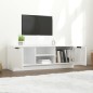 vidaXL Mobile Porta TV Bianco Lucido 102x35x36,5 cm Legno Multistrato vidaXL Mobile Porta TV Bianco Lucido 102x35x36,5 cm Legno Multistrato