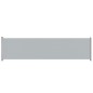 Tenda Laterale Retrattile per Patio 600x160 cm Grigia