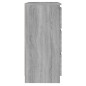 vidaXL Credenza Grigio Sonoma 60x35x76 cm in Legno Multistrato