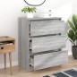 vidaXL Credenza Grigio Sonoma 60x35x76 cm in Legno Multistrato