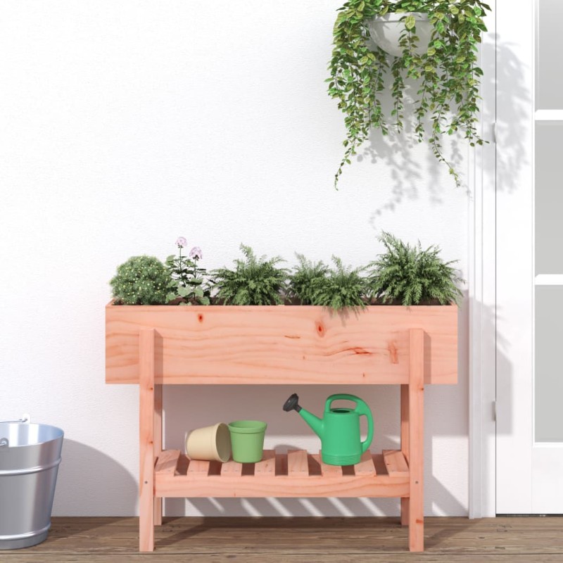 vidaXL Fioriera Rialzata Giardino 101x30x69 cm Legno Massello Douglas vidaXL Fioriera Rialzata Giardino 101x30x69 cm Legno Massello Douglas