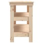 vidaXL Banco da Lavoro 110,5x50x80 cm in Legno Massello di Pino vidaXL Banco da Lavoro 110,5x50x80 cm in Legno Massello di Pino