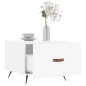 vidaXL Tavolini Salotto 2pz Bianco Lucido 50x50x40cm Legno Multistrato