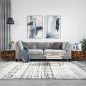 vidaXL Tavolini Salotto 2 pz Rovere Fumo 50x50x40cm Legno Multistrato