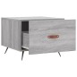 vidaXL Tavolini Salotto 2pz Grigio Sonoma 50x50x40cm Legno Multistrato