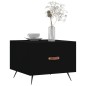 vidaXL Tavolini da Salotto 2 pz Neri 50x50x40 cm in Legno Multistrato