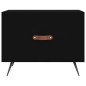vidaXL Tavolini da Salotto 2 pz Neri 50x50x40 cm in Legno Multistrato