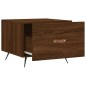vidaXL Tavolini Salotto 2 pz Rovere Marrone 50x50x40 Legno Multistrato