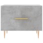 vidaXL Tavolini Salotto 2pz Grigio Cemento 50x50x40 Legno Multistrato