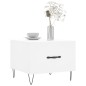 vidaXL Tavolini da Salotto 2 pz Bianchi 50x50x40 cm Legno Multistrato