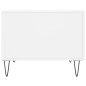 vidaXL Tavolini da Salotto 2 pz Bianchi 50x50x40 cm Legno Multistrato