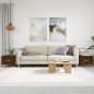 vidaXL Tavolini Salotto 2 pz Rovere Marrone 50x50x40 Legno Multistrato
