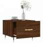 vidaXL Tavolini Salotto 2 pz Rovere Marrone 50x50x40 Legno Multistrato