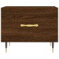 vidaXL Tavolini Salotto 2 pz Rovere Marrone 50x50x40 Legno Multistrato