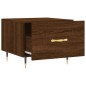 vidaXL Tavolini Salotto 2 pz Rovere Marrone 50x50x40 Legno Multistrato