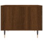vidaXL Tavolini Salotto 2 pz Rovere Marrone 50x50x40 Legno Multistrato
