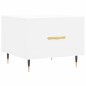 vidaXL Tavolini da Salotto 2 pz Bianchi 50x50x40 cm Legno Multistrato