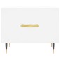 vidaXL Tavolini da Salotto 2 pz Bianchi 50x50x40 cm Legno Multistrato