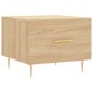 vidaXL Tavolini Salotto 2pz Rovere Sonoma 50x50x40cm Legno Multistrato