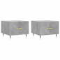 vidaXL Tavolini Salotto 2pz Grigio Cemento 50x50x40 Legno Multistrato