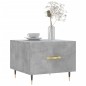 vidaXL Tavolini Salotto 2pz Grigio Cemento 50x50x40 Legno Multistrato