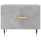 vidaXL Tavolini Salotto 2pz Grigio Cemento 50x50x40 Legno Multistrato