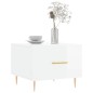 vidaXL Tavolini Salotto 2pz Bianco Lucido 50x50x40cm Legno Multistrato