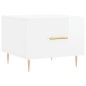 vidaXL Tavolini Salotto 2pz Bianco Lucido 50x50x40cm Legno Multistrato