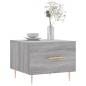 vidaXL Tavolini Salotto 2pz Grigio Sonoma 50x50x40cm Legno Multistrato