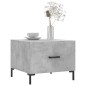 vidaXL Tavolini Salotto 2pz Grigio Cemento 50x50x40 Legno Multistrato
