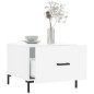 vidaXL Tavolini Salotto 2pz Bianco Lucido 50x50x40cm Legno Multistrato