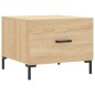 vidaXL Tavolini Salotto 2pz Rovere Sonoma 50x50x40cm Legno Multistrato