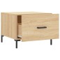 vidaXL Tavolini Salotto 2pz Rovere Sonoma 50x50x40cm Legno Multistrato
