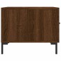 vidaXL Tavolini Salotto 2 pz Rovere Marrone 50x50x40 Legno Multistrato