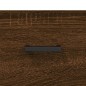 vidaXL Tavolini Salotto 2 pz Rovere Marrone 50x50x40 Legno Multistrato