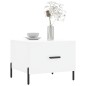 vidaXL Tavolini da Salotto 2 pz Bianchi 50x50x40 cm Legno Multistrato