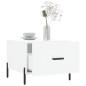 vidaXL Tavolini da Salotto 2 pz Bianchi 50x50x40 cm Legno Multistrato
