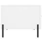 vidaXL Tavolini da Salotto 2 pz Bianchi 50x50x40 cm Legno Multistrato