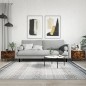 vidaXL Tavolini Salotto 2 pz Rovere Fumo 50x50x40cm Legno Multistrato